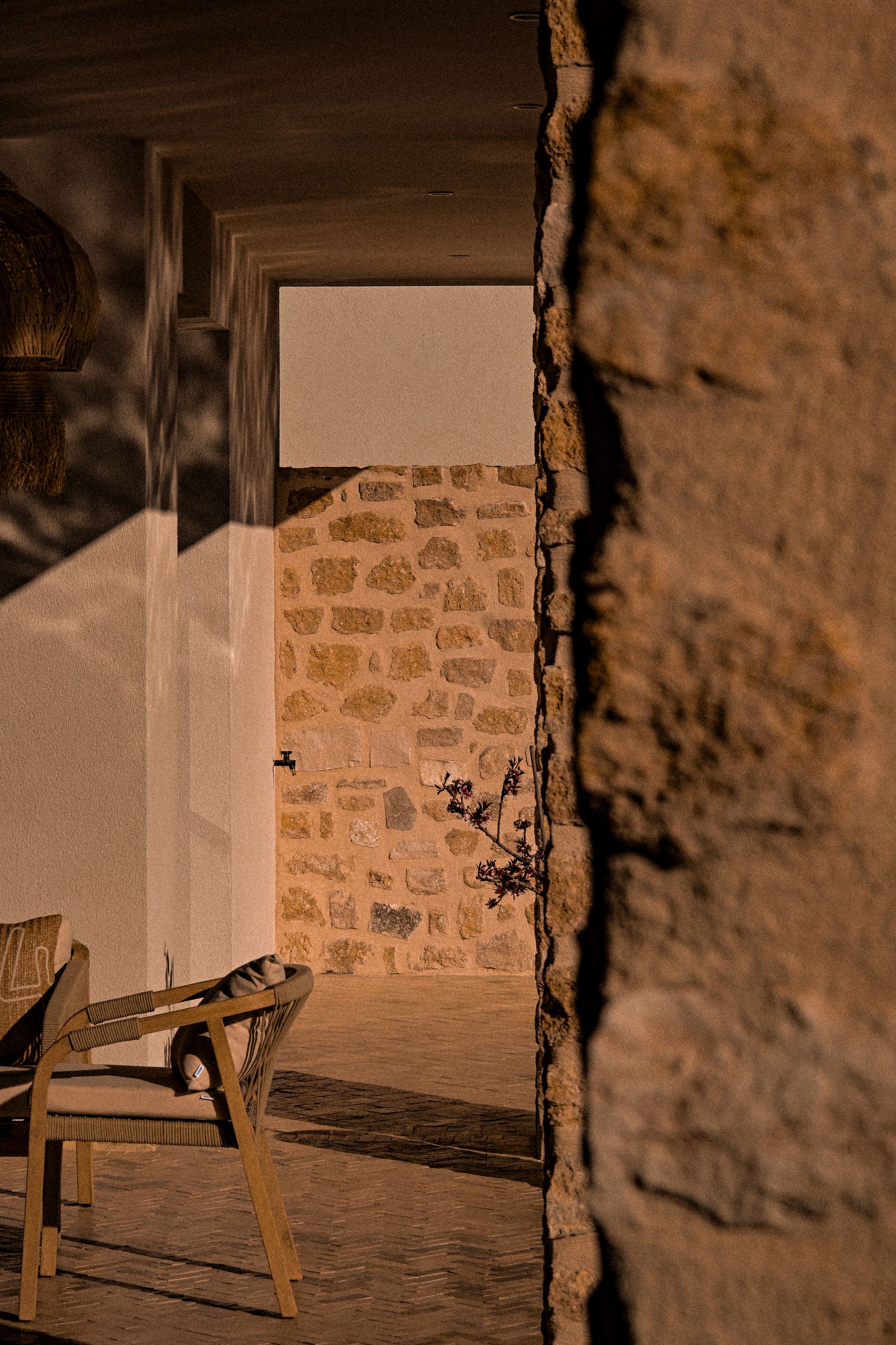 Service à table dans un mas provençal